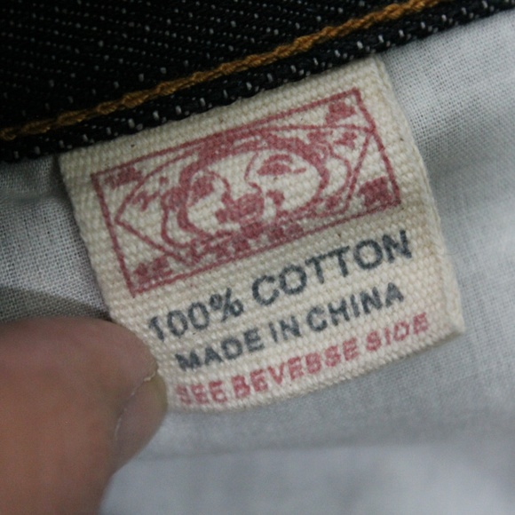 VTG Evisu Mens 38 Rare Design Jean Shorts A480 - Picture 6 of 8